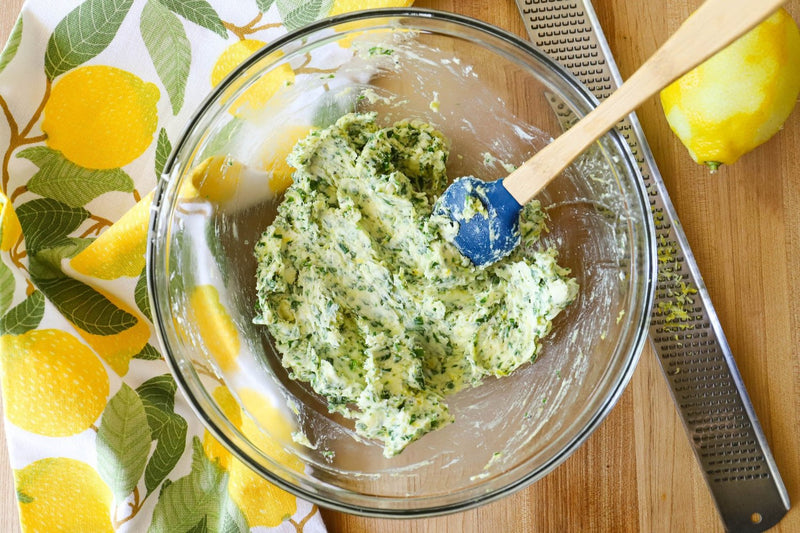 LEMON DIJON CHIVE COMPOUND BUTTER