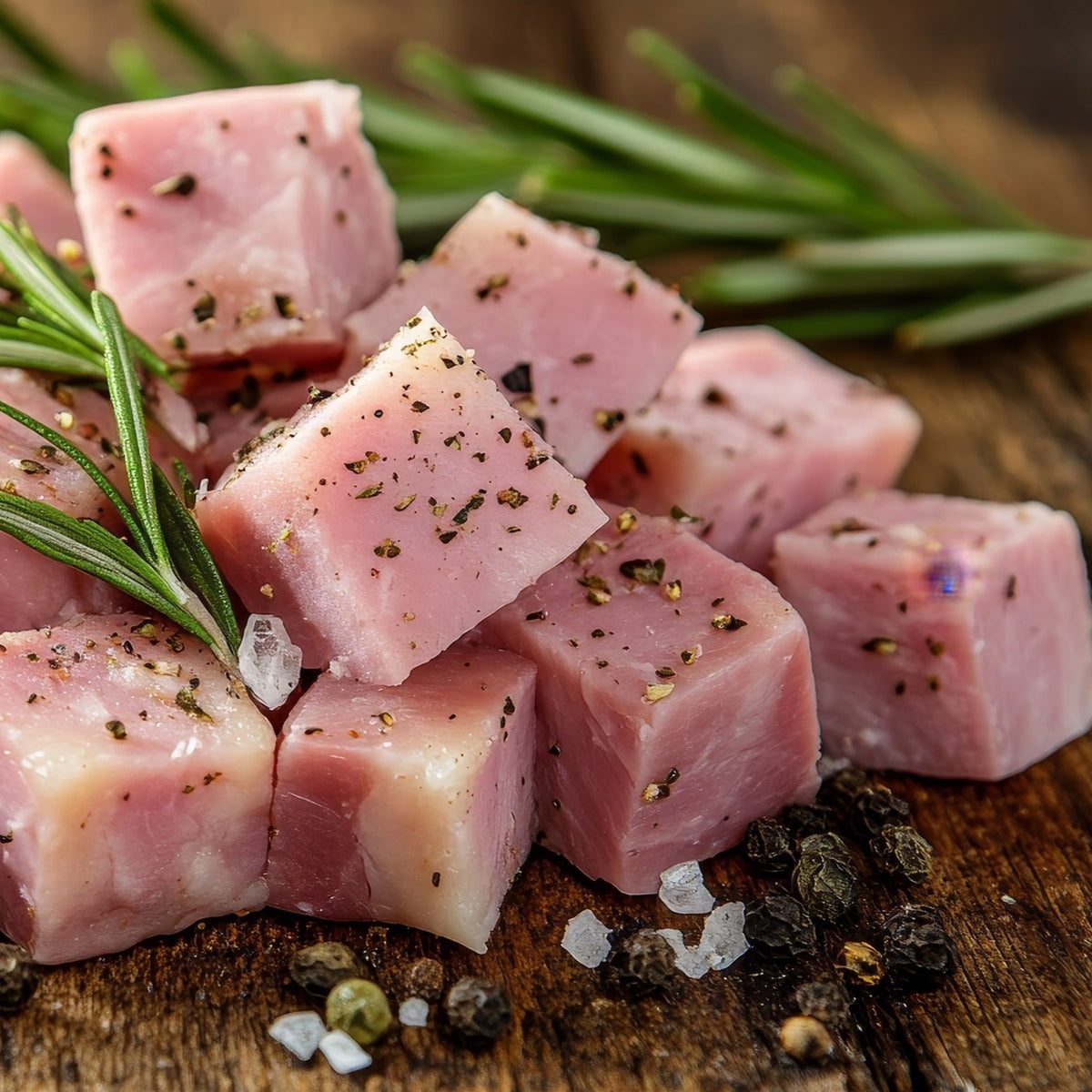 DICED HAM