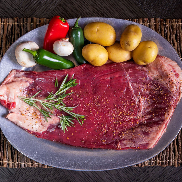 flank steak with vegetables