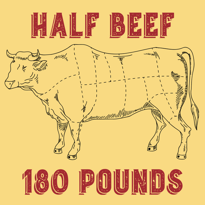 Half cow meat package - best half cow meat price at Midwest Prime Farms