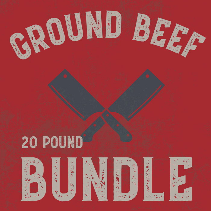 GROUND BEEF 20 POUND BUNDLE